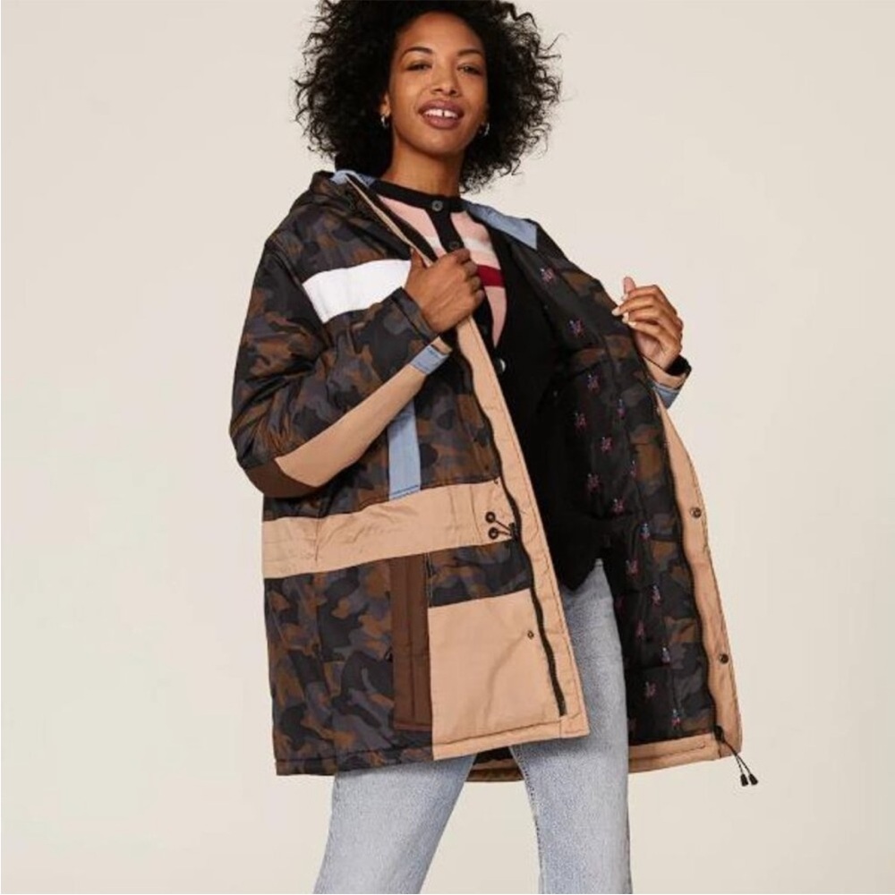 Munthe navigate coat in camo